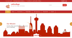 Desktop Screenshot of cafecollege.org